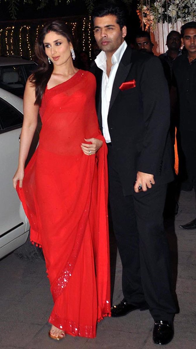 Kareena Kapoor with Karan Johar