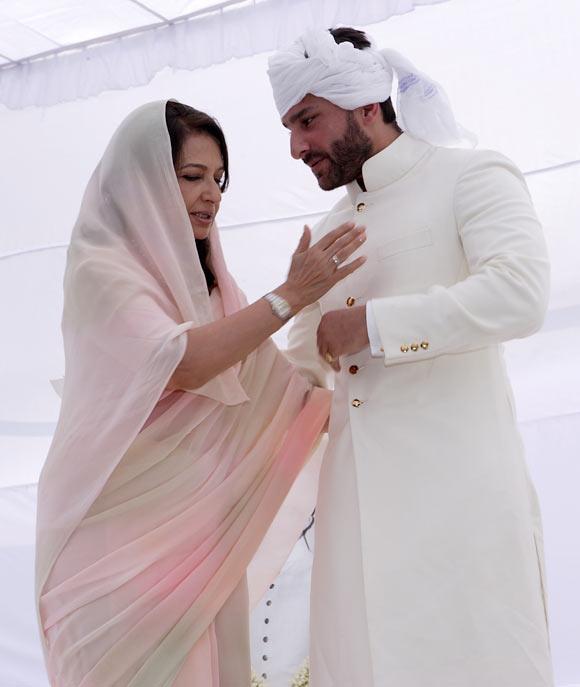 Sharmila Tagore and Saif Ali Khan