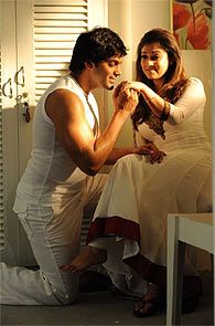 Arya and Nayanthara in Raja Rani