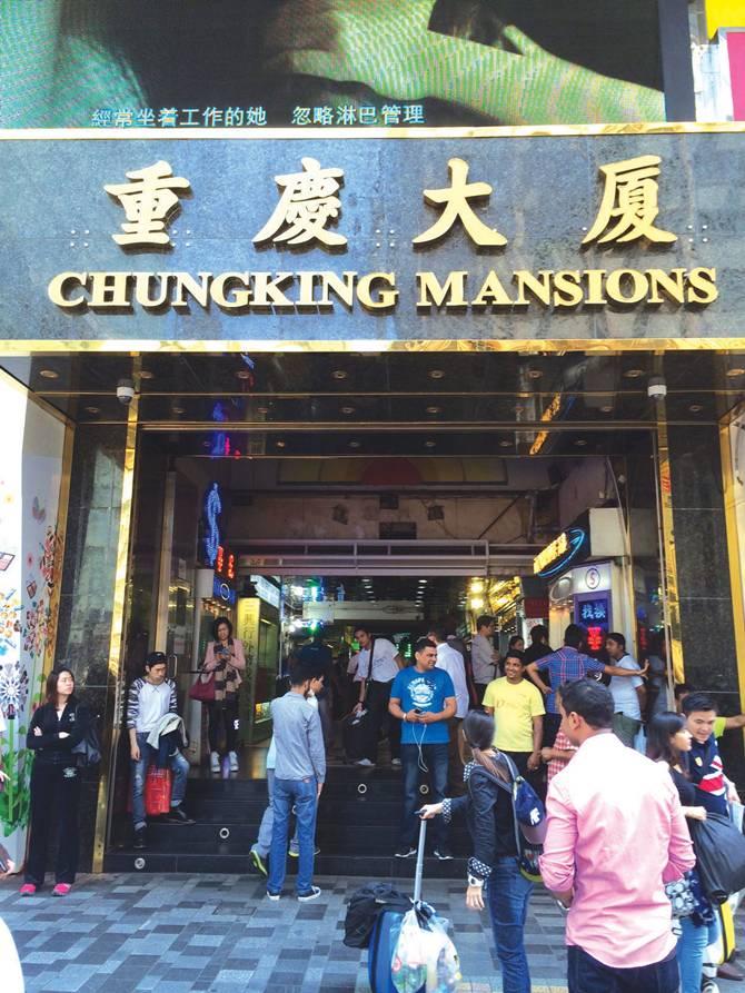 Chunking Mansion, where portions of Wong Kar-Wai's iconic film Chungking Express was shot