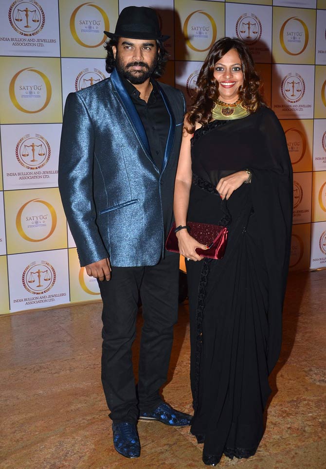 R Madhavan and Sarita Birje