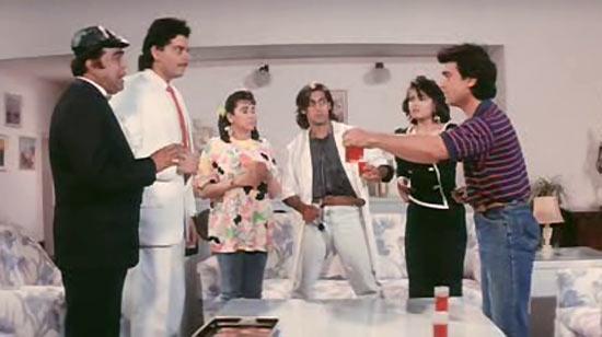 A scene from Andaz Apna Apna