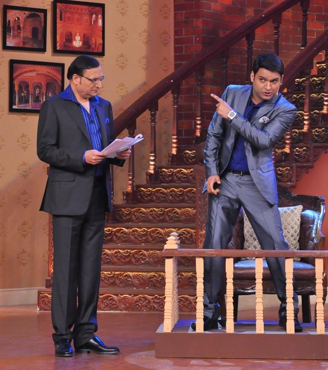 Rajat Sharma with Kapil Sharma