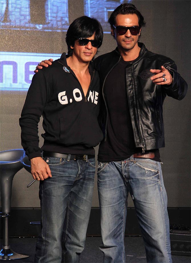 Shah Rukh Khan and Arjun Rampal