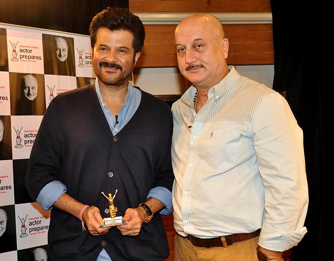 Anil Kapoor and Anupam Kher