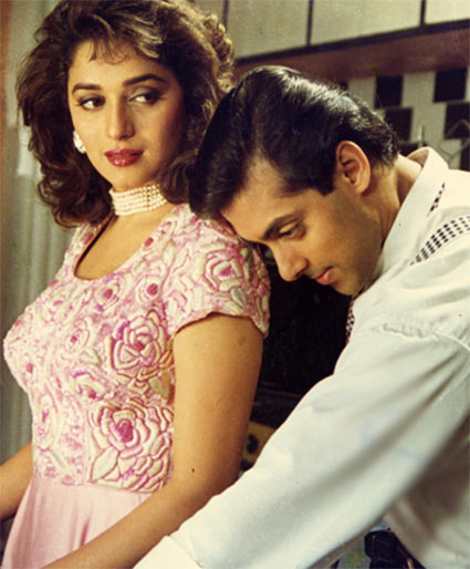 Madhuri Dixit and Salman Khan in Hum Aapke Hain Koun...!