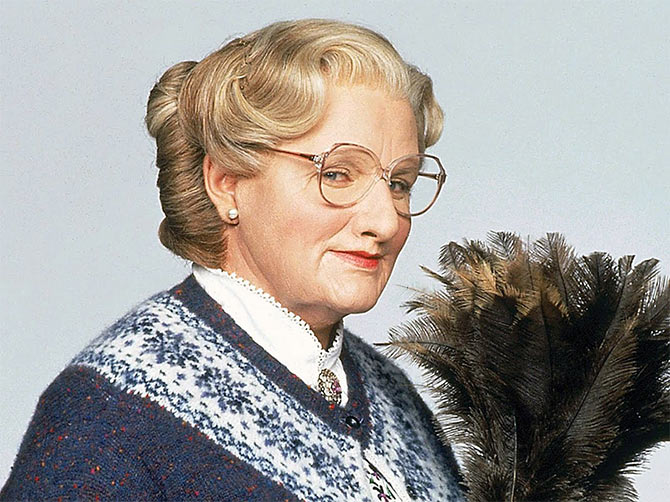 Robin Williams in Mrs Doubtfire