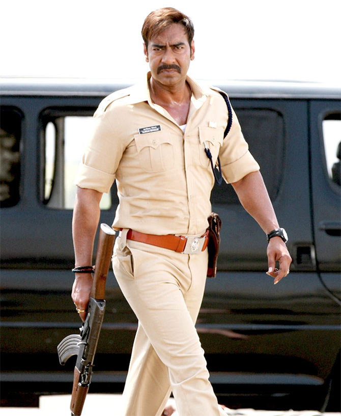 Ajay Devgn in Singham Returns