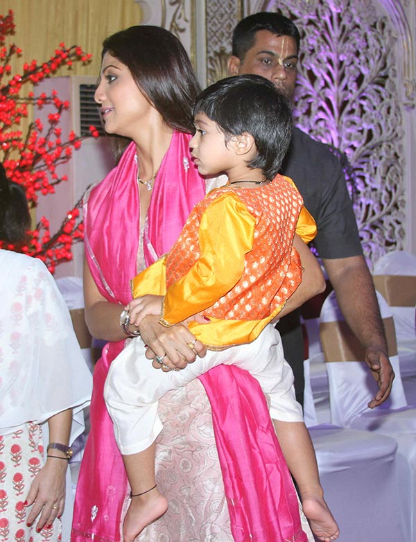 Shilpa Shetty  with son Viaan