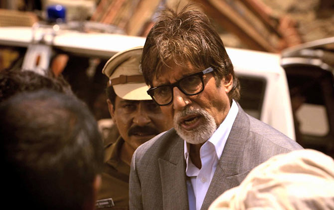 Amitabh Bachchan in Yudh.