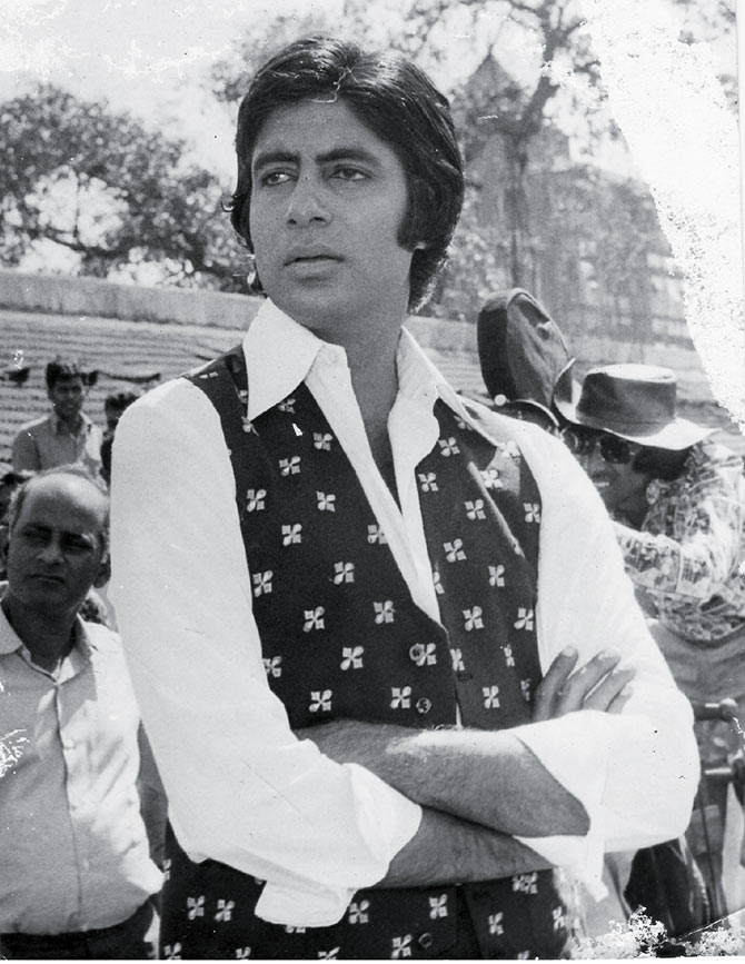Amitabh Bachchan on the sets of Don