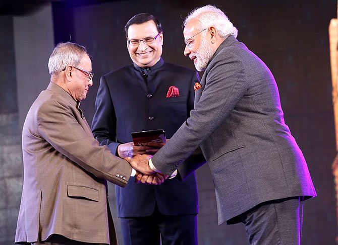 Prime Minister Narendra Modi and President Pranab Mukherejee also graced the occasion.