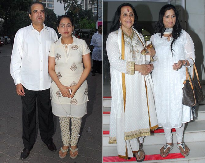 Suresh Wadkar with wife and Illa Arun with Sonali Rathod