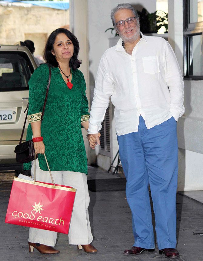 Aditya Raj Kapoor with his wife