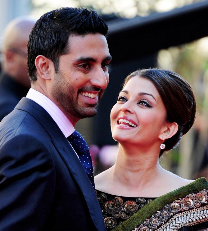 Abhishek and Aishwarya Rai Bachchan