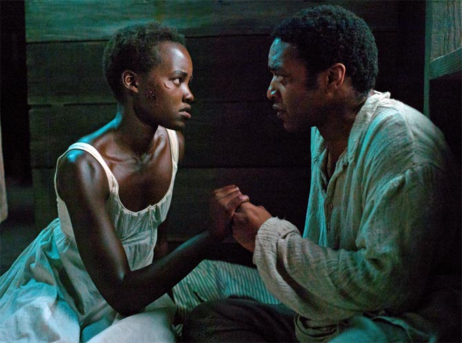 Lupita Nyong'o and Chiwetel Ejiofor in 12 Years A Slave
