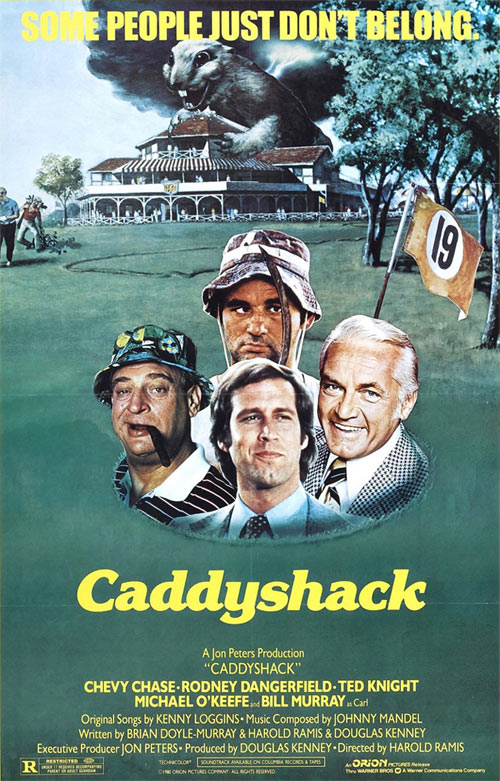 Movie poster of Caddyshack
