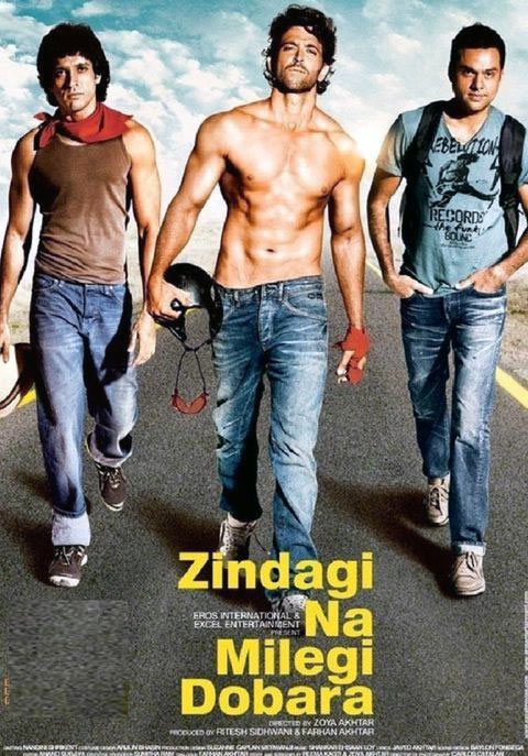Movie poster of Zindagi Na Milegi Dobara