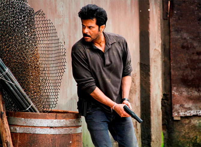 Anil Kapoor in 24, the television serial her produced.