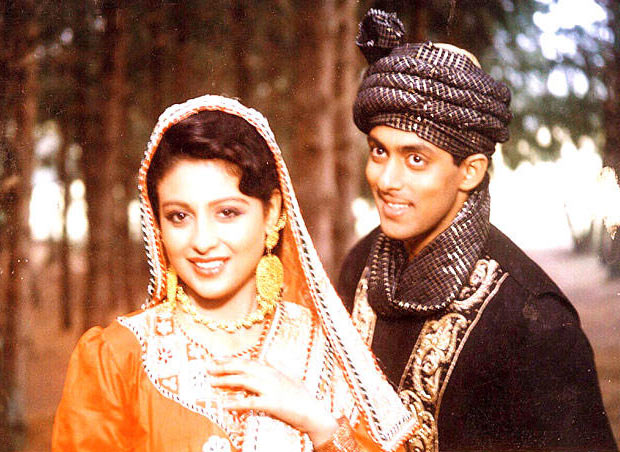 Salman Khan and Chandni in Sanam Bewafa