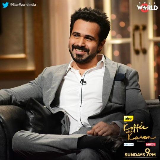 Emraan Hashmi on Koffee With Karan