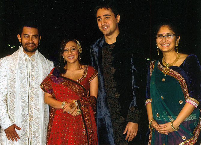 Aamir Khan, Avantika Malik, Imran Khan and Kiran Rao