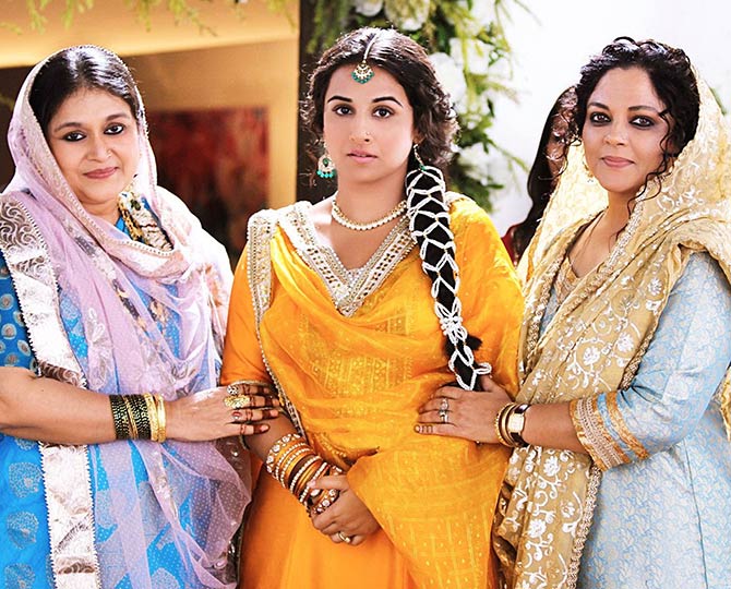 Supriya Pathak, Vidya Balan, Tanvi Azmi in Bobby Jasoos