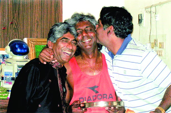 Ashok, Anand and Vijay Amritraj