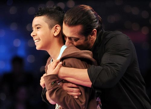 Salman Khan with Tanay Chheda