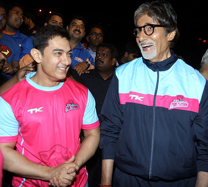 Aamir Khan and Amitabh Bachchan