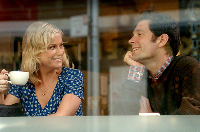 Amy Poehler and Paul Rudd in They Came Together