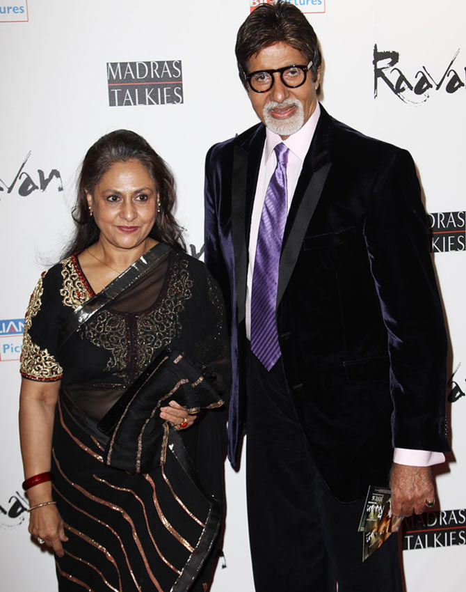 Jaya and Amitabh Bachchan