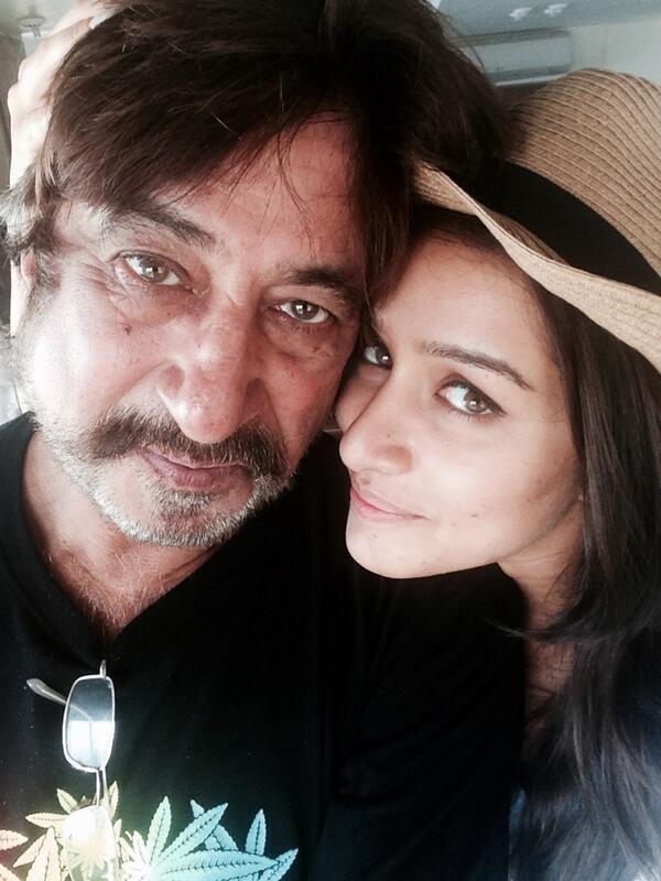 Shraddha Kapoor with father Shakti Kapoor