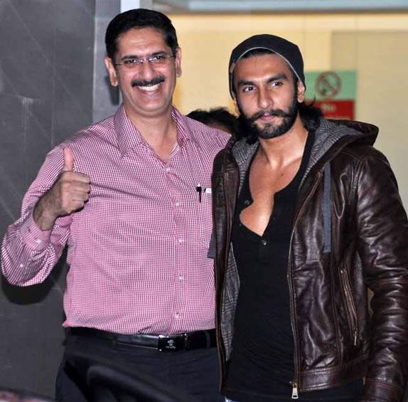 Jagjit Singh Bhavnani, left, with his son Ranveer Singh.