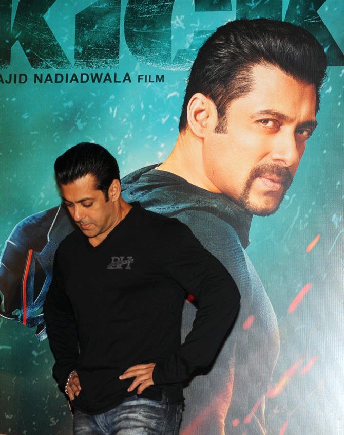 Salman Khan at the Kick launch