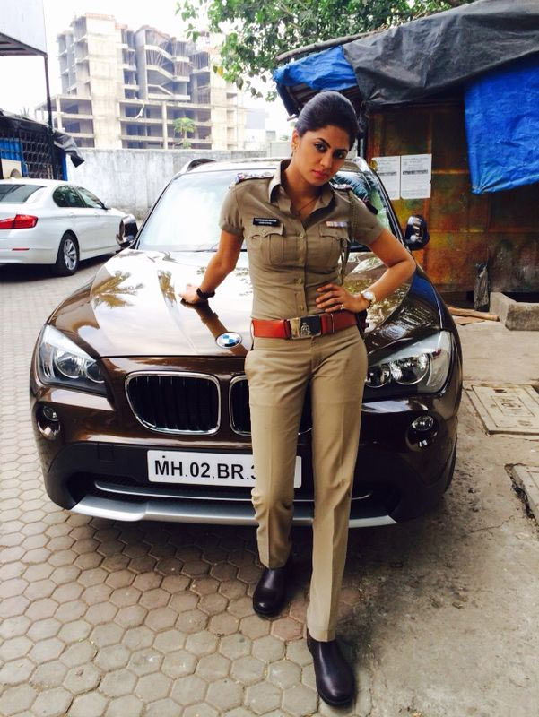 Kavita Kaushik with her BMW X1