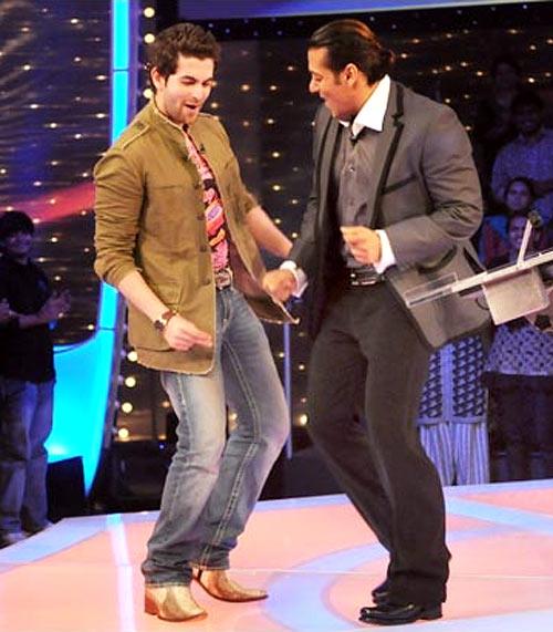 Neil Nitin Mukesh and Salman Khan on Dus Ka Dum