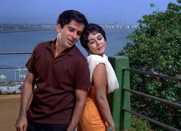 Shashi Kapoor and Nanda in Jab Jab Phool Khile