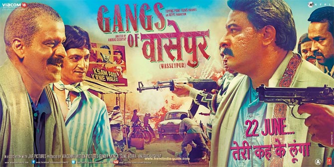 Movie poster of Gangs of Wasseypur