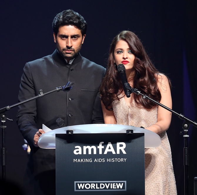 Abhishek and Aishwarya Rai Bachchan