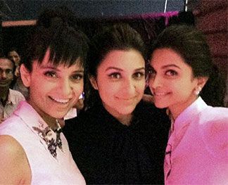 Kangna Ranaut, Parineeti Chopra and Deepika Padukone