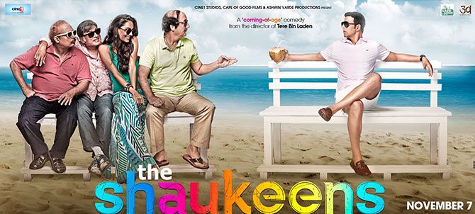 Movie poster of The Shaukeens