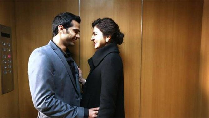 Neil Bhoopalam and Anushka Sharma in NH-10