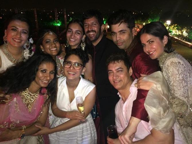 Aamir Khan, Kiran Rao, Katrina Kaif, Arpita Khan