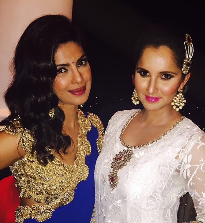 Priyanka Chopra, Sania Mirza