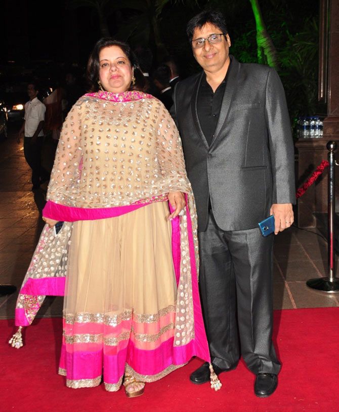 Vashu Bhagnani along with wife Pooja