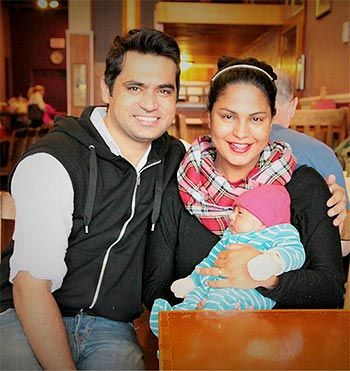Asad Bashir Khan, Veena Malik and their baby