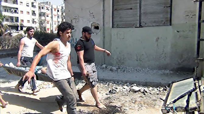 A still from Return to Homs