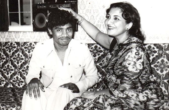 Tabassum and Johnny Lever