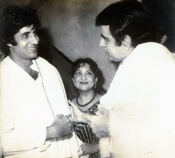 Amitabh Bachchan and Dilip Kumar